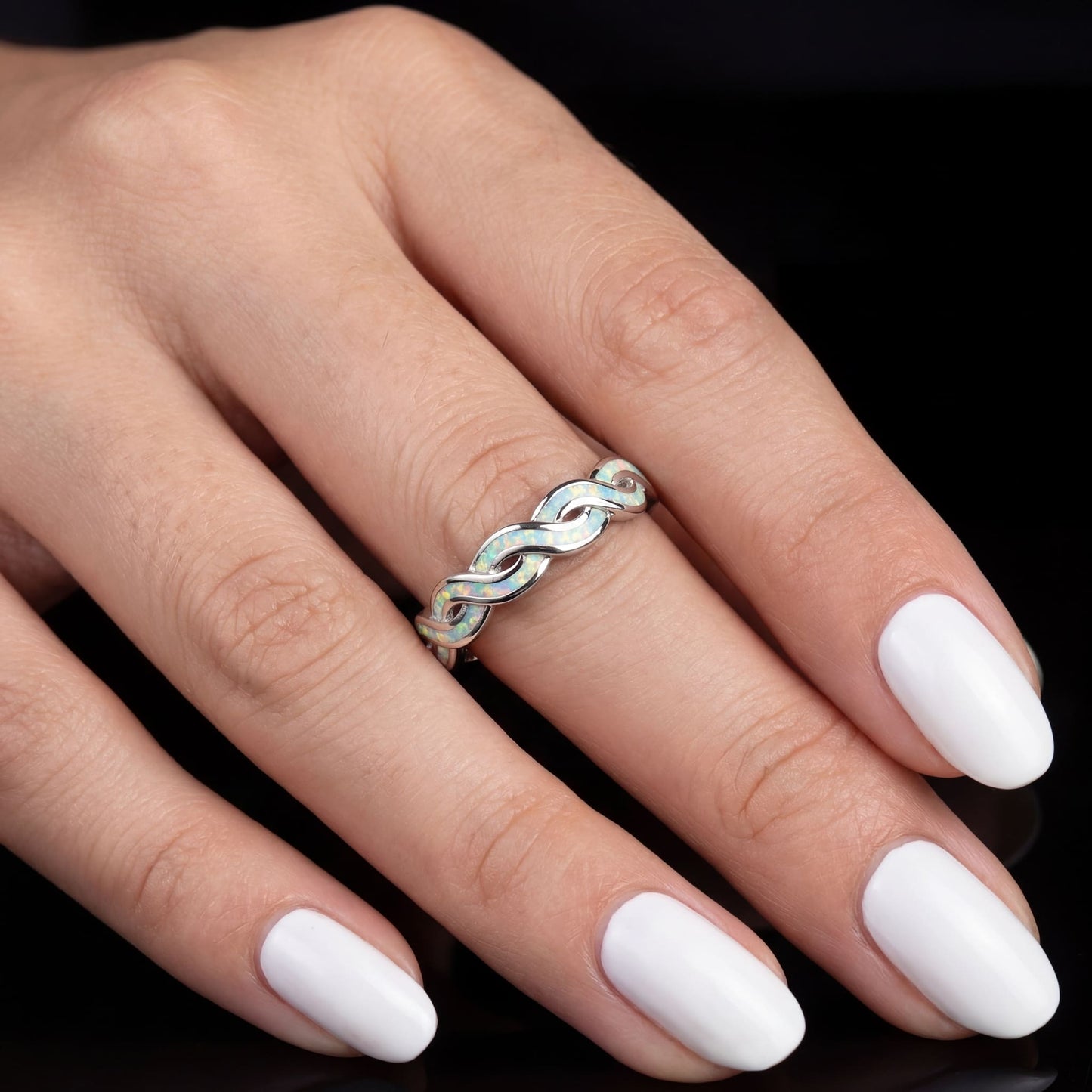 ICED OUT "WHITE INFINITY" RING - ICERAIN JEWELRY