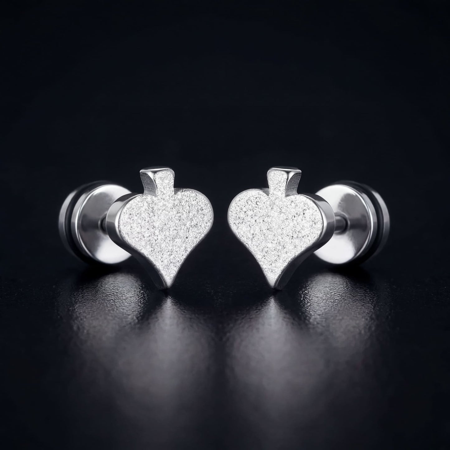 EDELSTAHL "SILVER PIK" OHRRINGE - ICERAIN JEWELRY