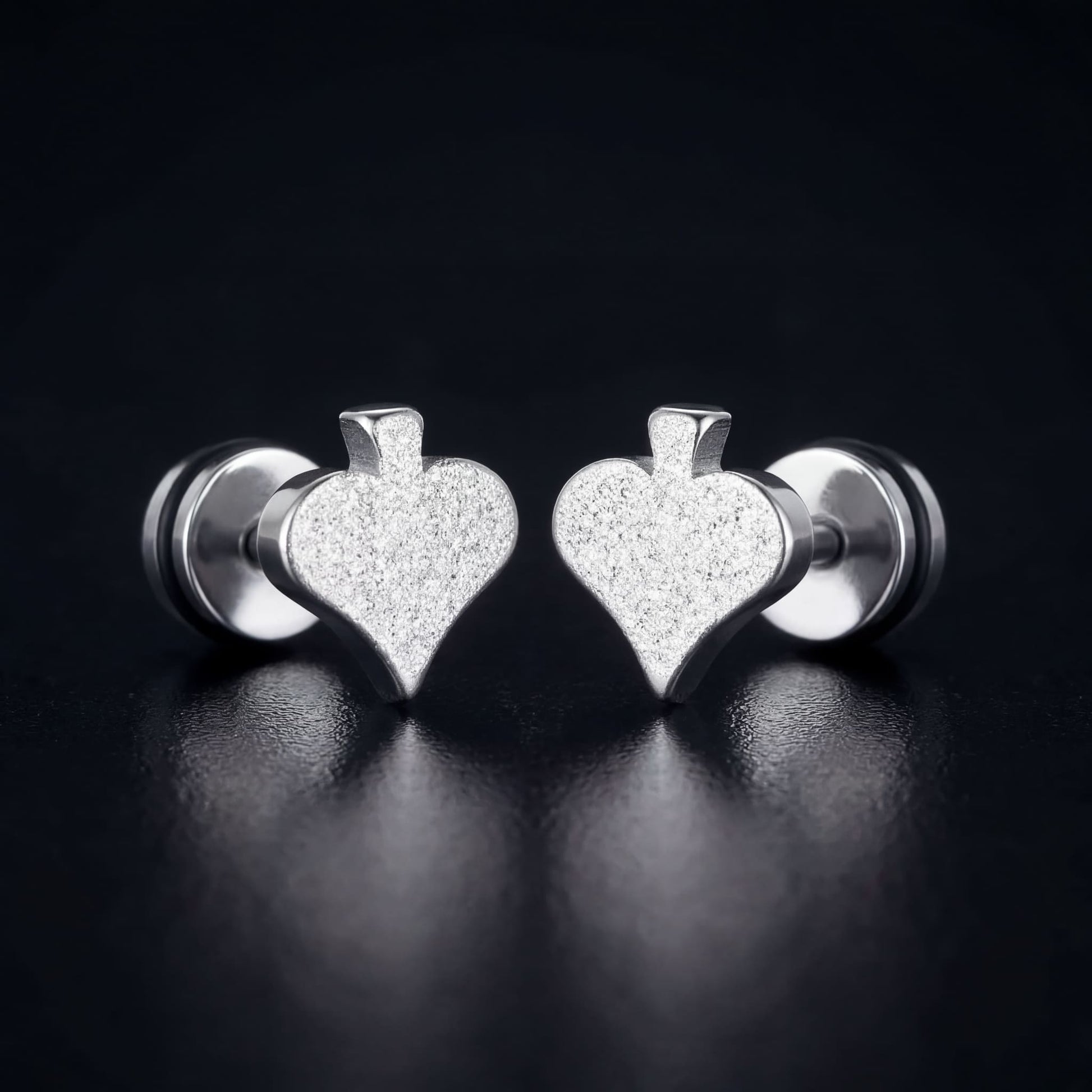 EDELSTAHL "SILVER PIK" OHRRINGE - ICERAIN JEWELRY