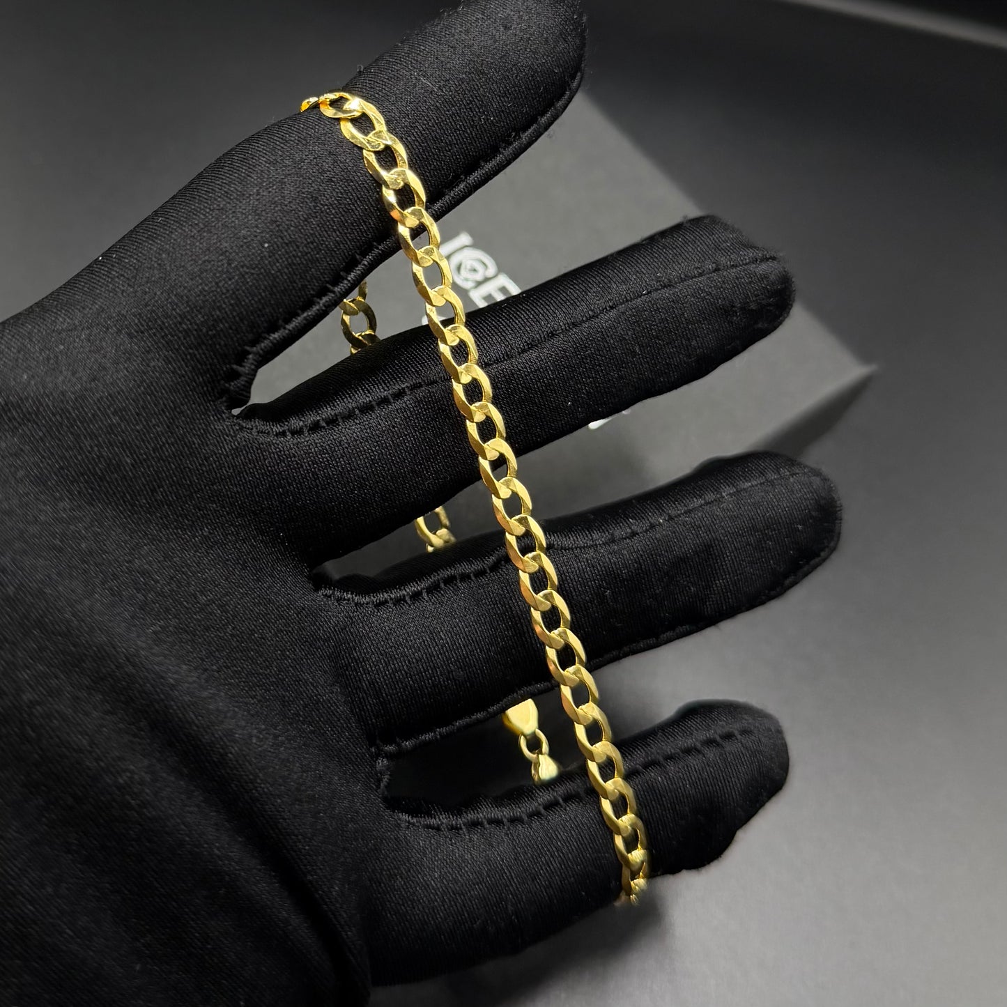 925S SILVER 18K GOLD "CUBAN" ARMBAND [CLASSIC VERSION] - ICERAIN JEWELRY