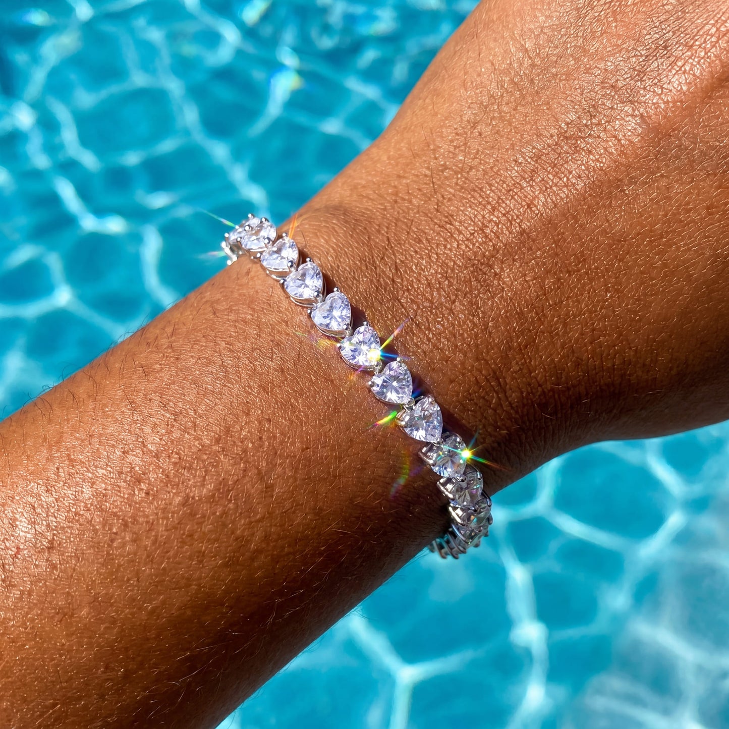 ICED OUT "HEART" ARMBAND - ICERAIN JEWELRY
