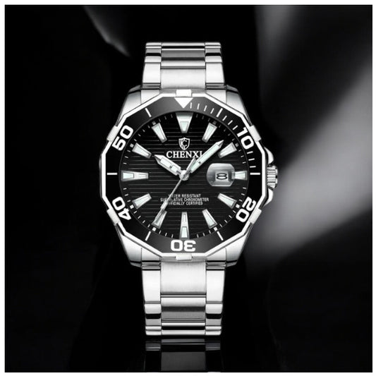 EDELSTAHL "SILCOLER" UHR - ICERAIN JEWELRY