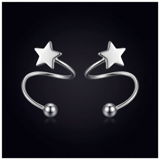 EDELSTAHL "SHOOTINGSTAR" OHRRINGE - ICERAIN JEWELRY