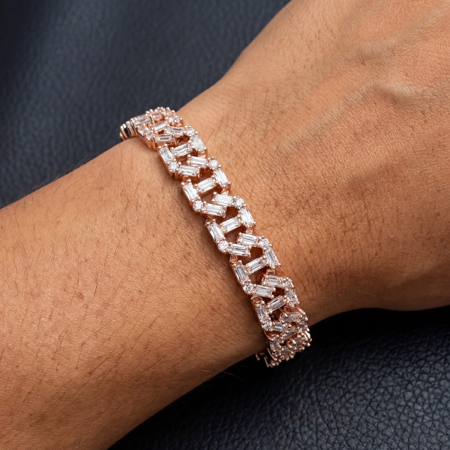 ICED OUT 10MM "STEZZA CUBAN" ARMBAND - ICERAIN JEWELRY
