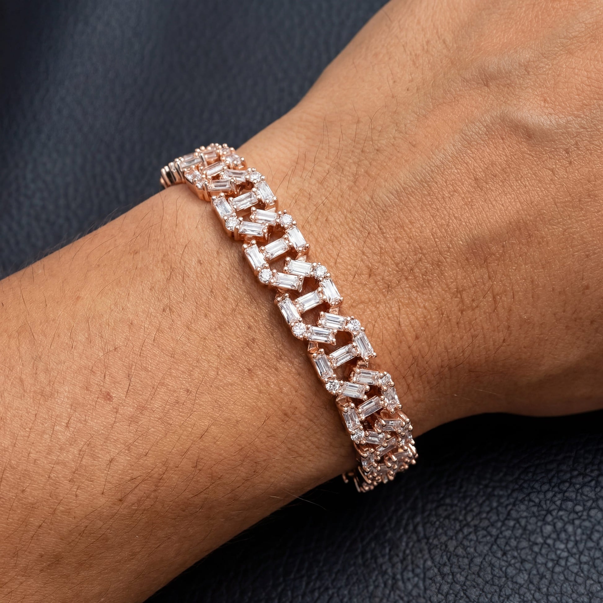 ICED OUT 10MM "STEZZA CUBAN" ARMBAND - ICERAIN JEWELRY