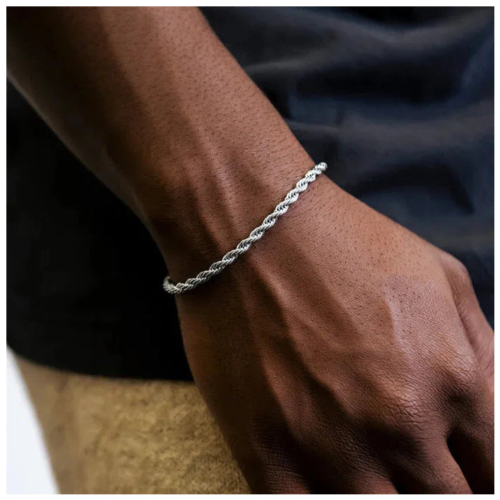 EDELSTAHL "ROPE V2" ARMBAND - ICERAIN JEWELRY