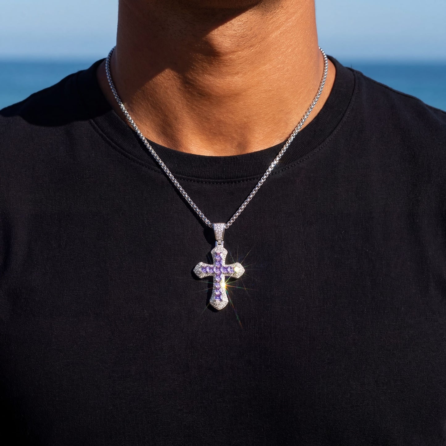 ICED OUT "CROSS" KETTE - ICERAIN JEWELRY
