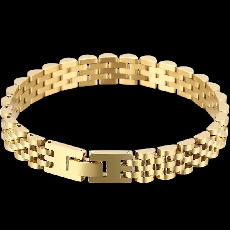 EDELSTAHL 10MM "JUBILEE" ARMBAND - ICERAIN JEWELRY