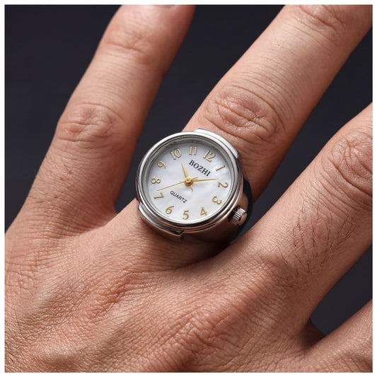 EDELSTAHL "OROLOGIO V2" RING - ICERAIN JEWELRY