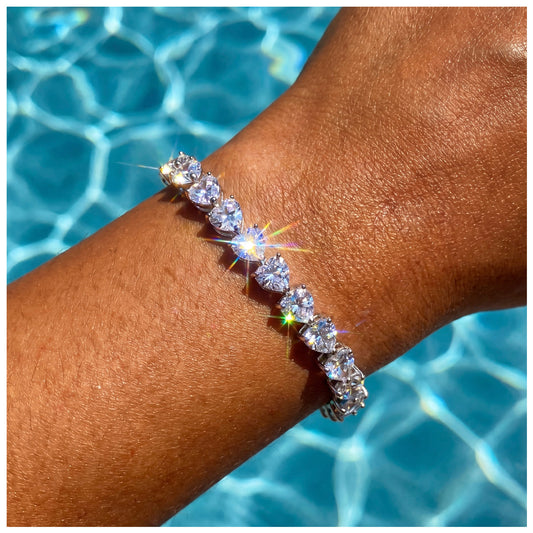 ICED OUT "HEART" ARMBAND - ICERAIN JEWELRY
