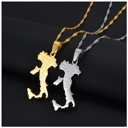 EDELSTAHL "ITALY" LÄNDERKETTE - ICERAIN JEWELRY