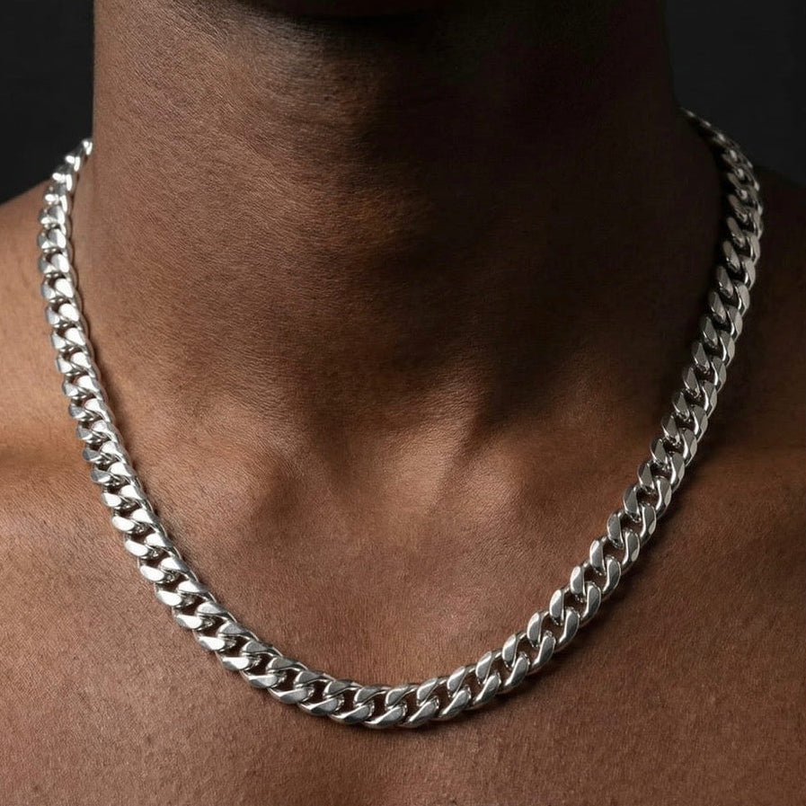 SALE | 925S SILVER 3,6MM 55CM "CUBAN" KETTE [PREMIUM VERSION] - ICERAIN JEWELRY