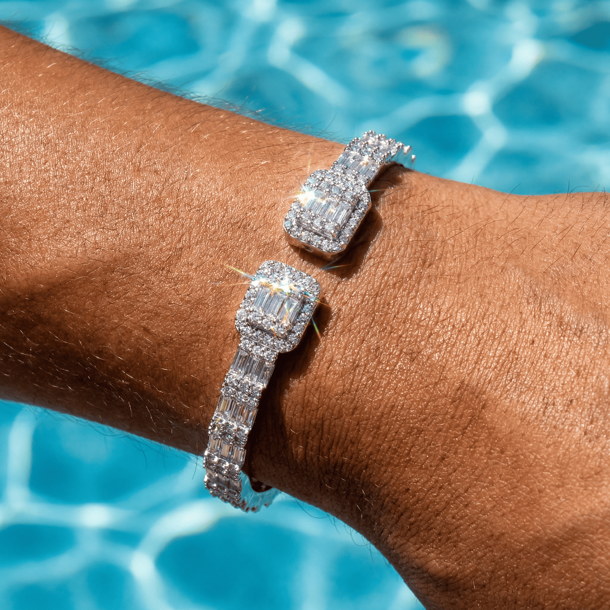 ICED OUT "SQUARE V2" ARMREIF - ICERAIN JEWELRY