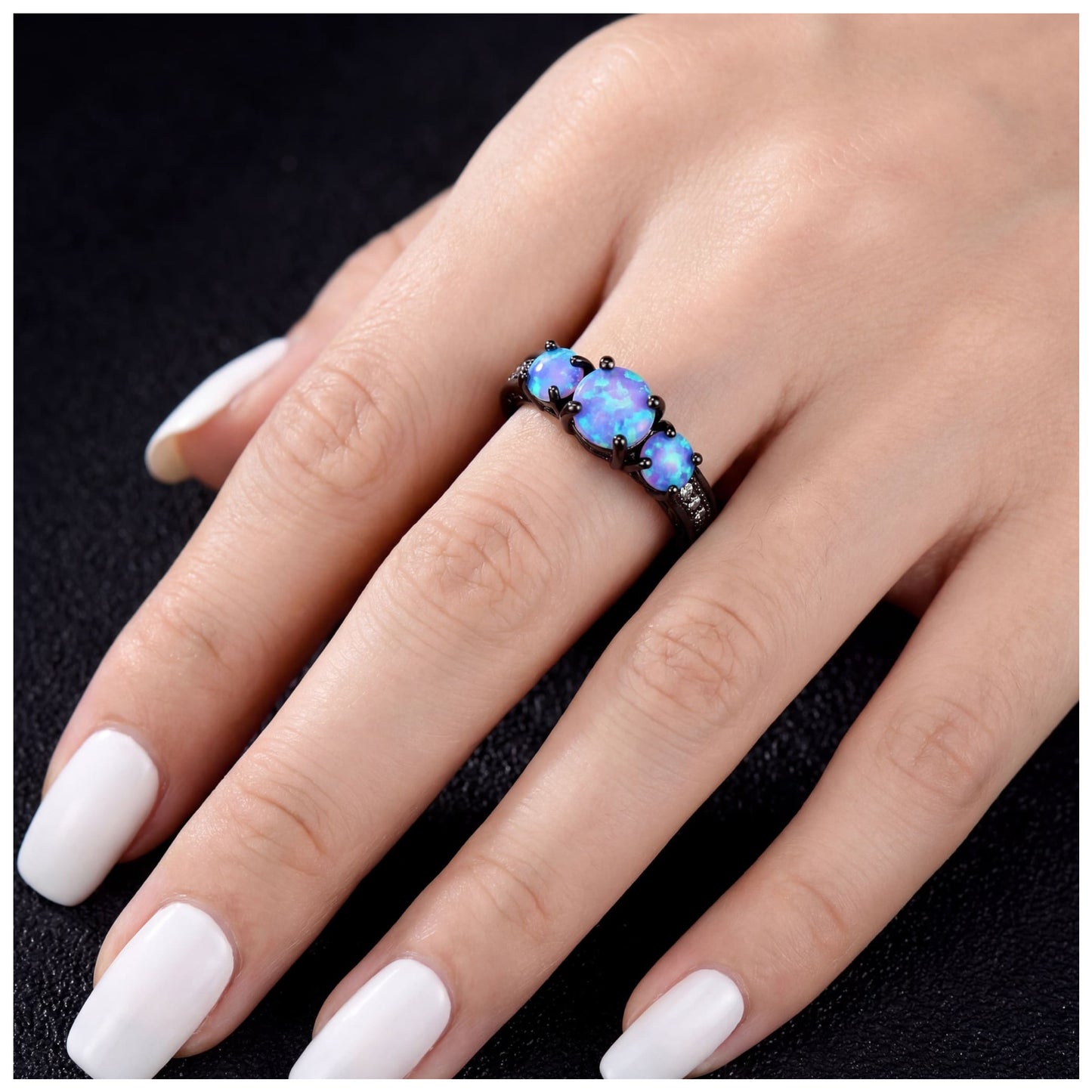 ICED OUT "BLACK SKY" RING - ICERAIN JEWELRY