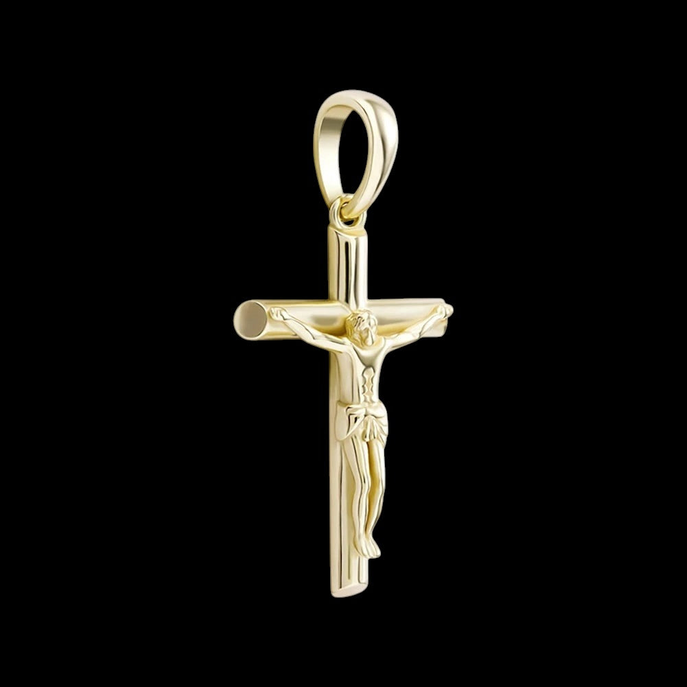 925S SILVER "JESUS" KETTE - ICERAIN JEWELRY