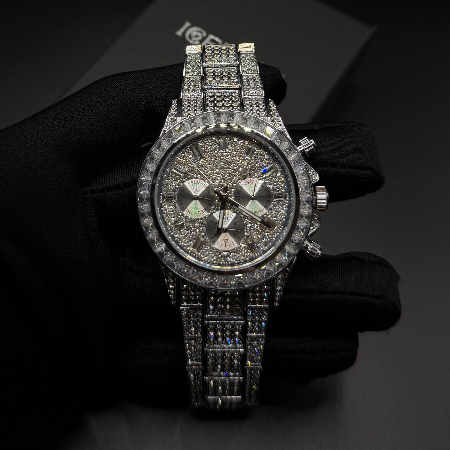ICED OUT "SOLLINI V3" UHR - ICERAIN JEWELRY