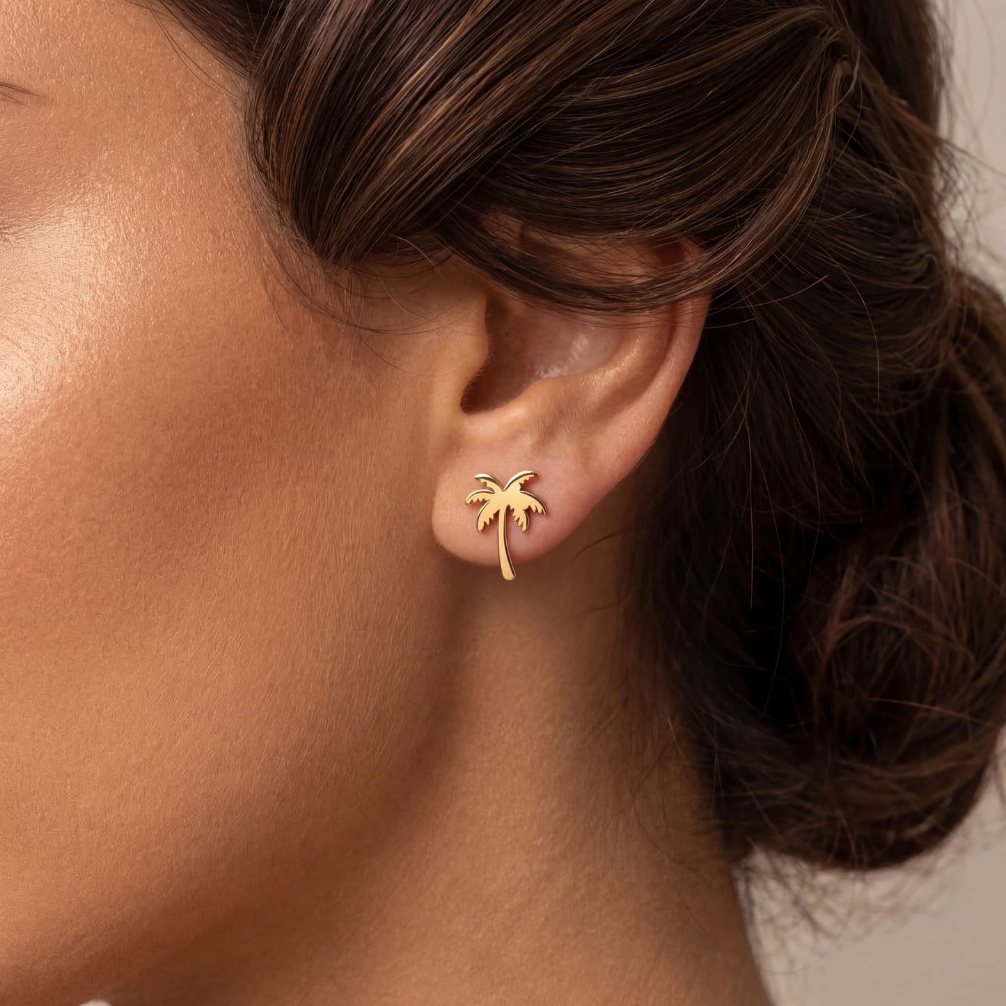 EDELSTAHL "PALM" OHRRINGE - ICERAIN JEWELRY