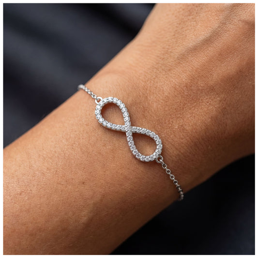 ICED OUT "INFINITY" ARMBAND - ICERAIN JEWELRY