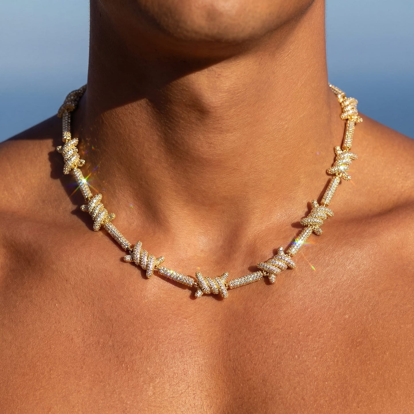 ICED OUT "TWISTED WIRE" KETTE - ICERAIN JEWELRY