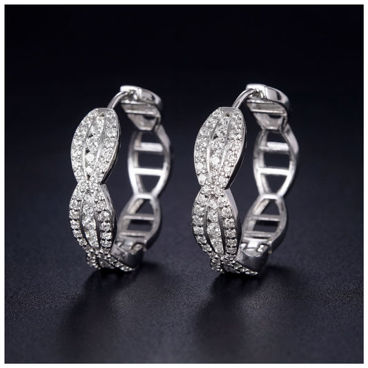 ICED OUT "FRINGO" OHRRINGE - ICERAIN JEWELRY