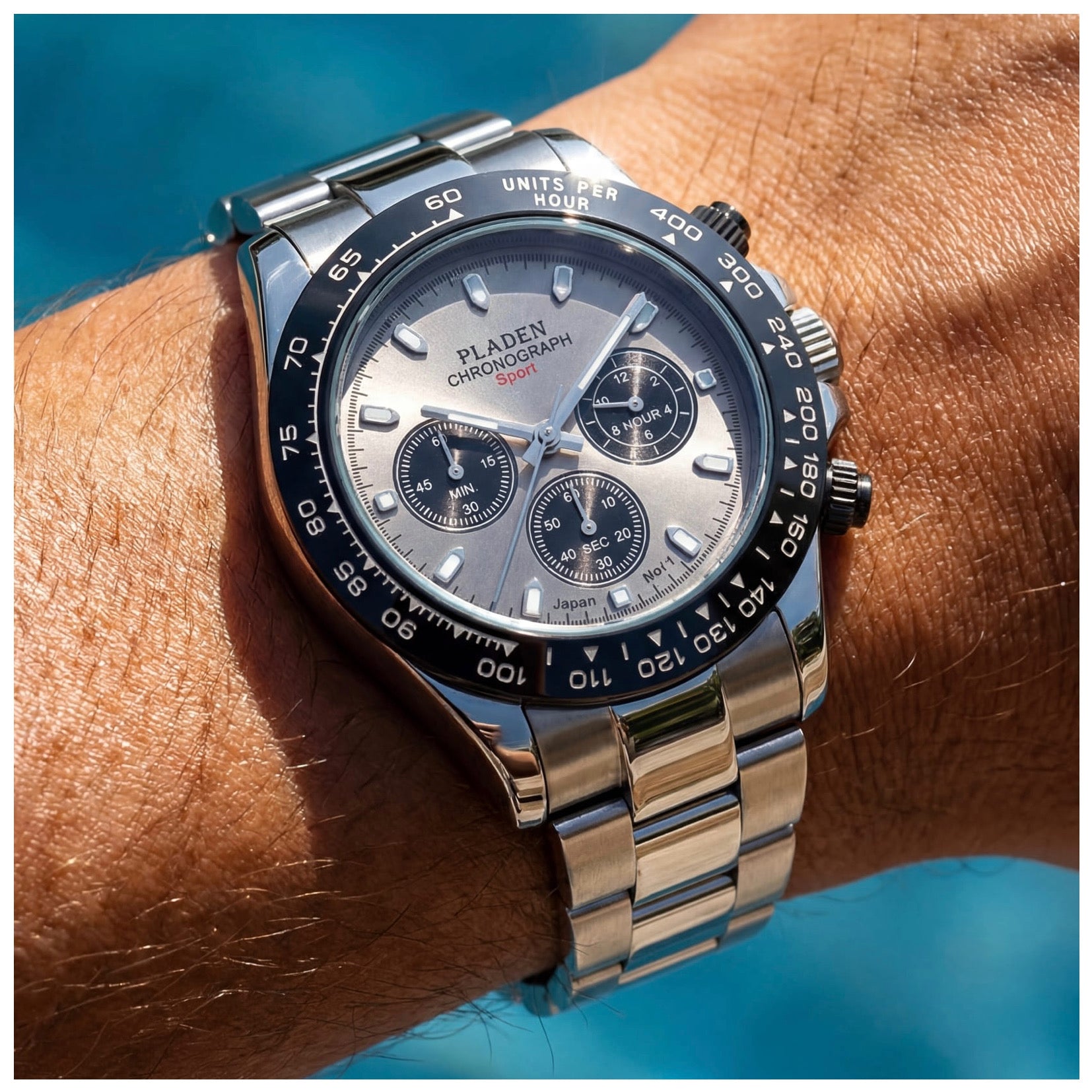 EDELSTAHL "STELVIONE" UHR - ICERAIN JEWELRY