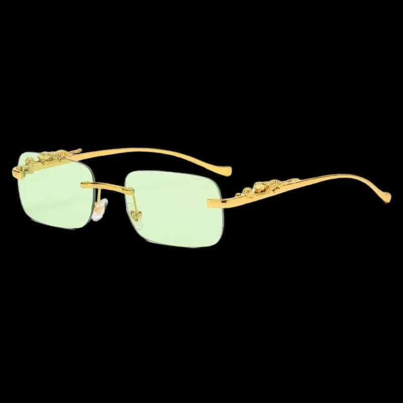 Luxus Edelstahl "Leopardo V2" Sonnenbrille