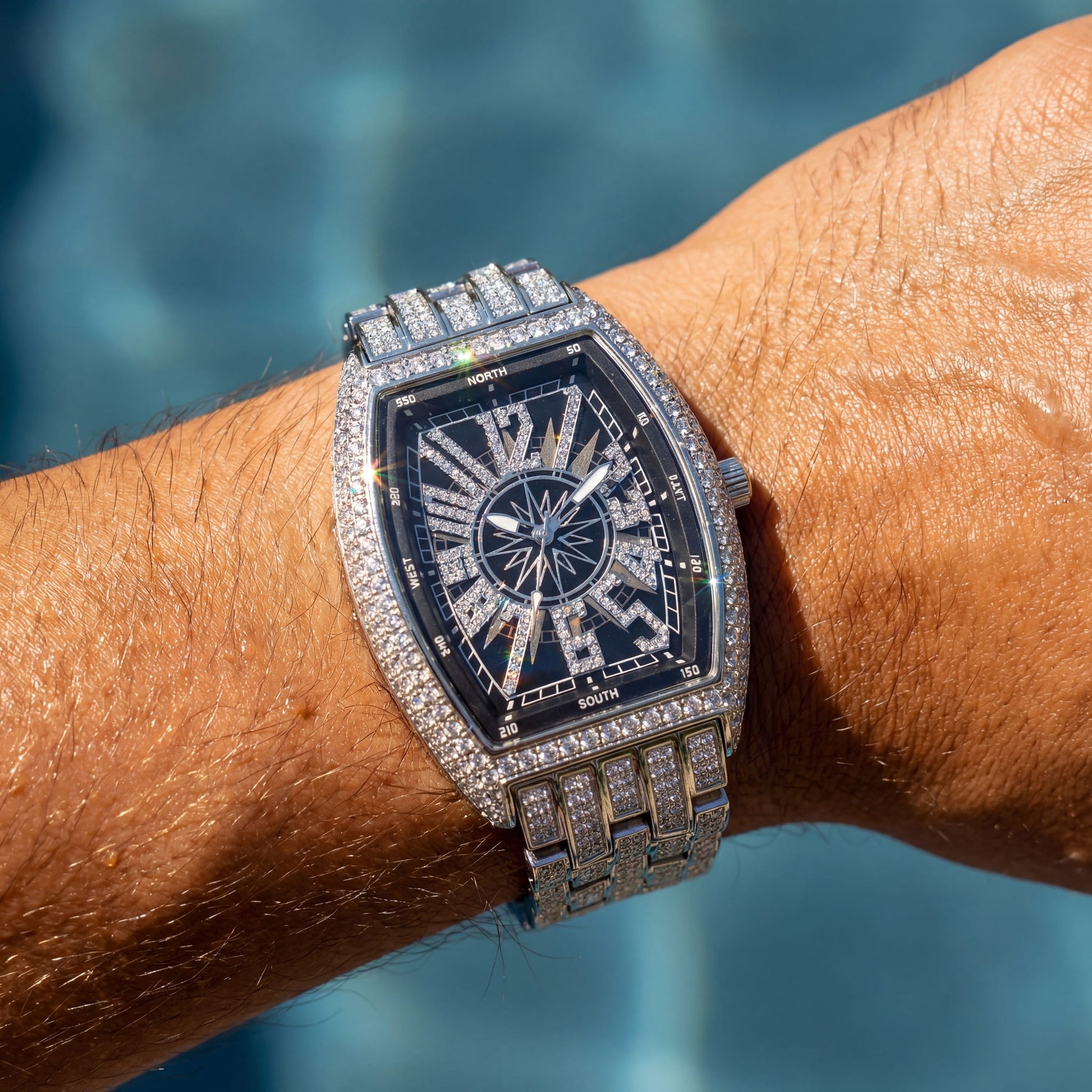 ICED OUT "GAMBA" UHR - ICERAIN JEWELRY