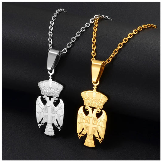 EDELSTAHL "SERBIA V2" LÄNDERKETTE - ICERAIN JEWELRY