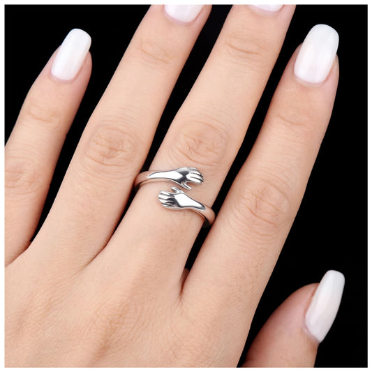 925S SILVER "FRIENDS" RING - ICERAIN JEWELRY