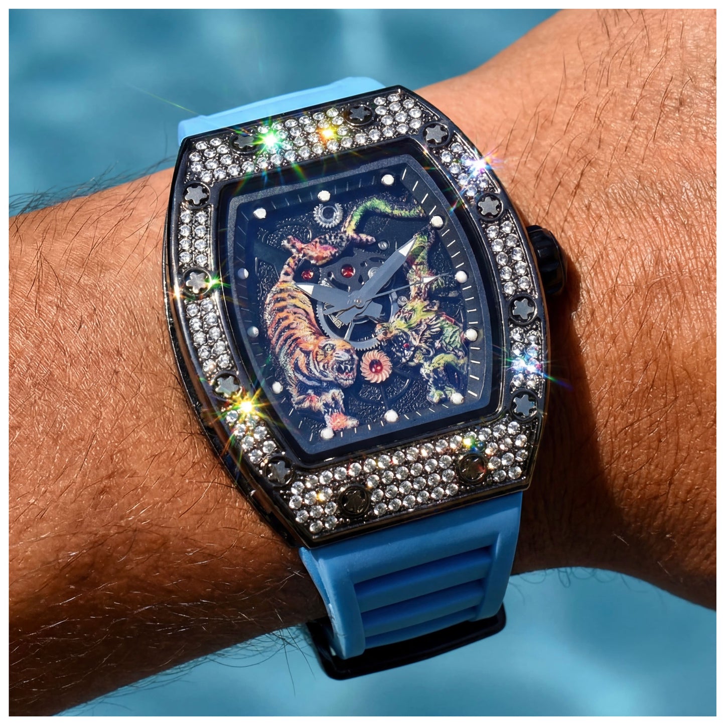 ICED OUT "GALVADOR" UHR - ICERAIN JEWELRY