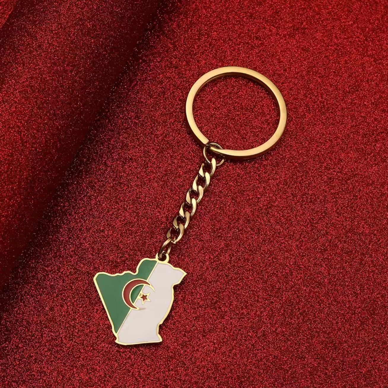 EDELSTAHL "ALGERIA" SCHLÜSSELANHÄNGER - ICERAIN JEWELRY