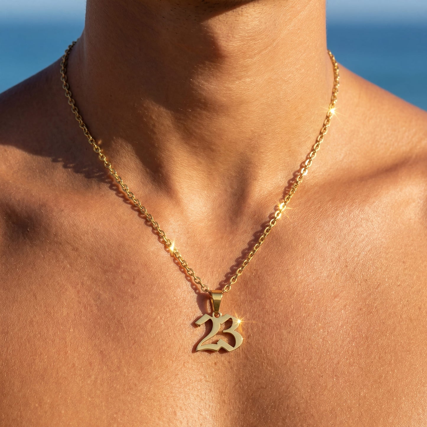 PERSONALISIERTE EDELSTAHL "NUMBER" KETTE - ICERAIN JEWELRY