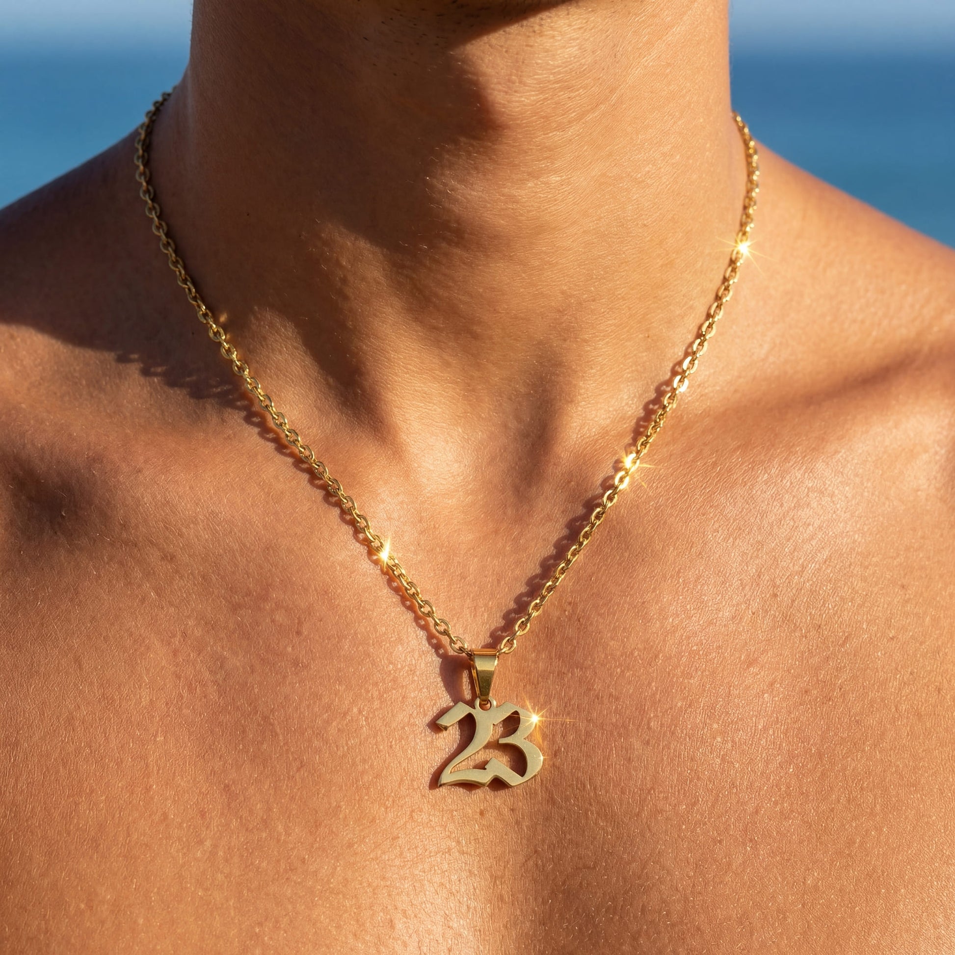 PERSONALISIERTE EDELSTAHL "NUMBER" KETTE - ICERAIN JEWELRY