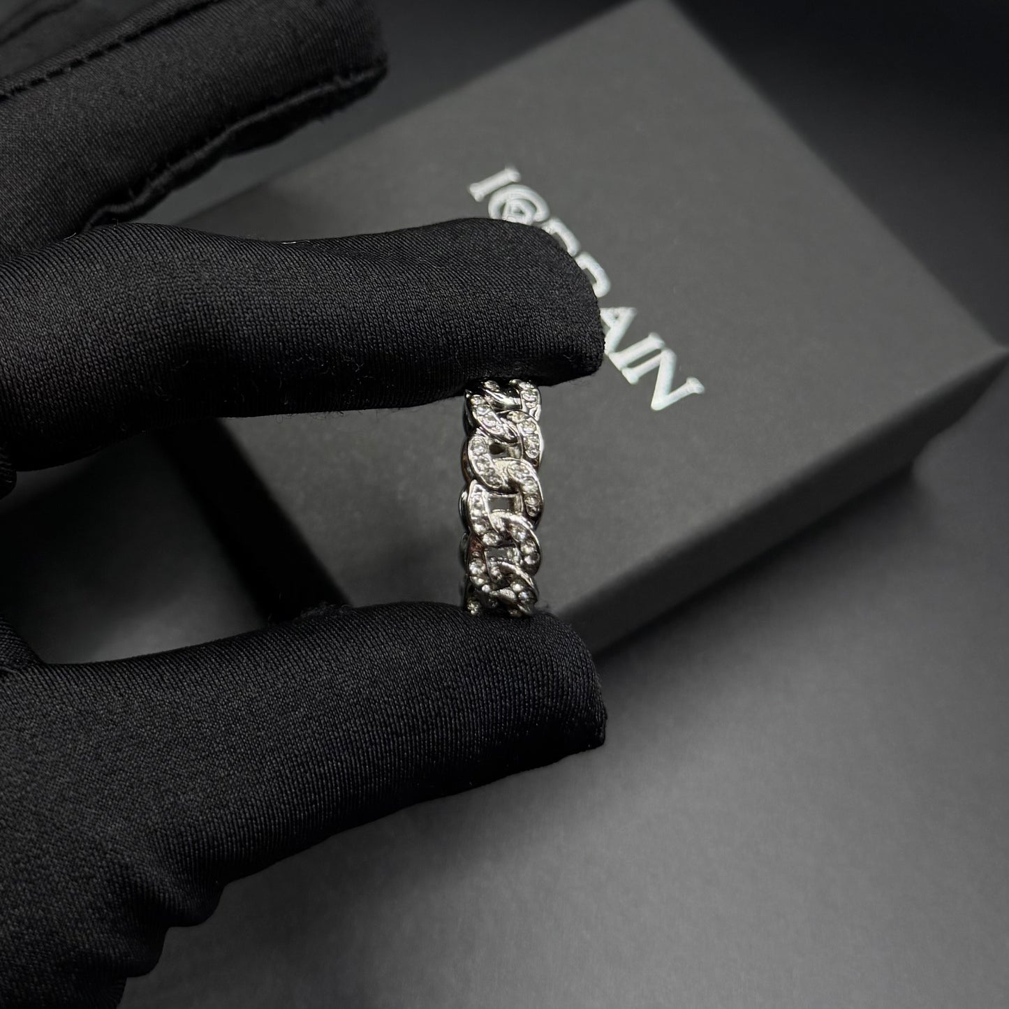 ICED OUT "SILVER CUBAN" RING - ICERAIN JEWELRY