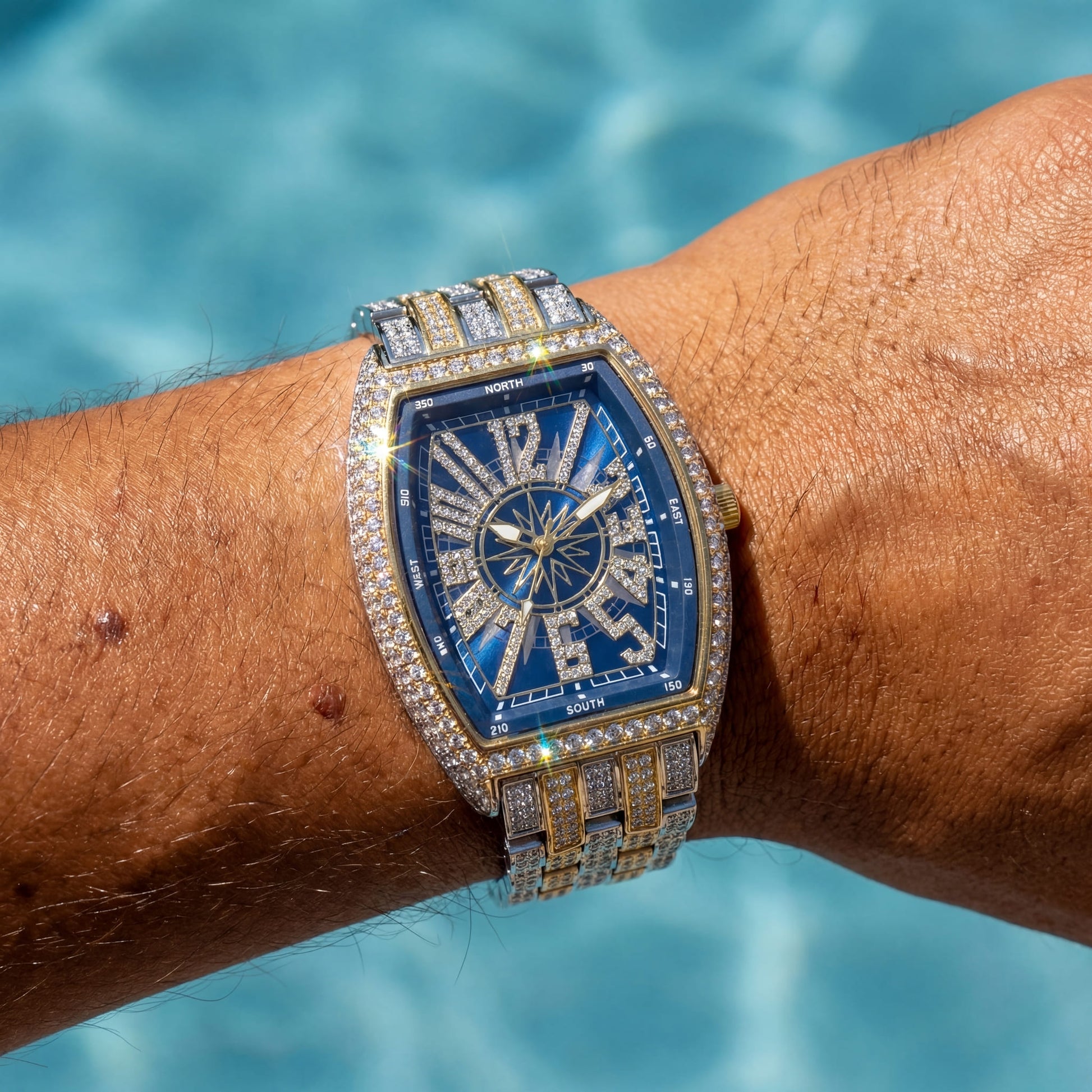 ICED OUT "GAMBA" UHR - ICERAIN JEWELRY