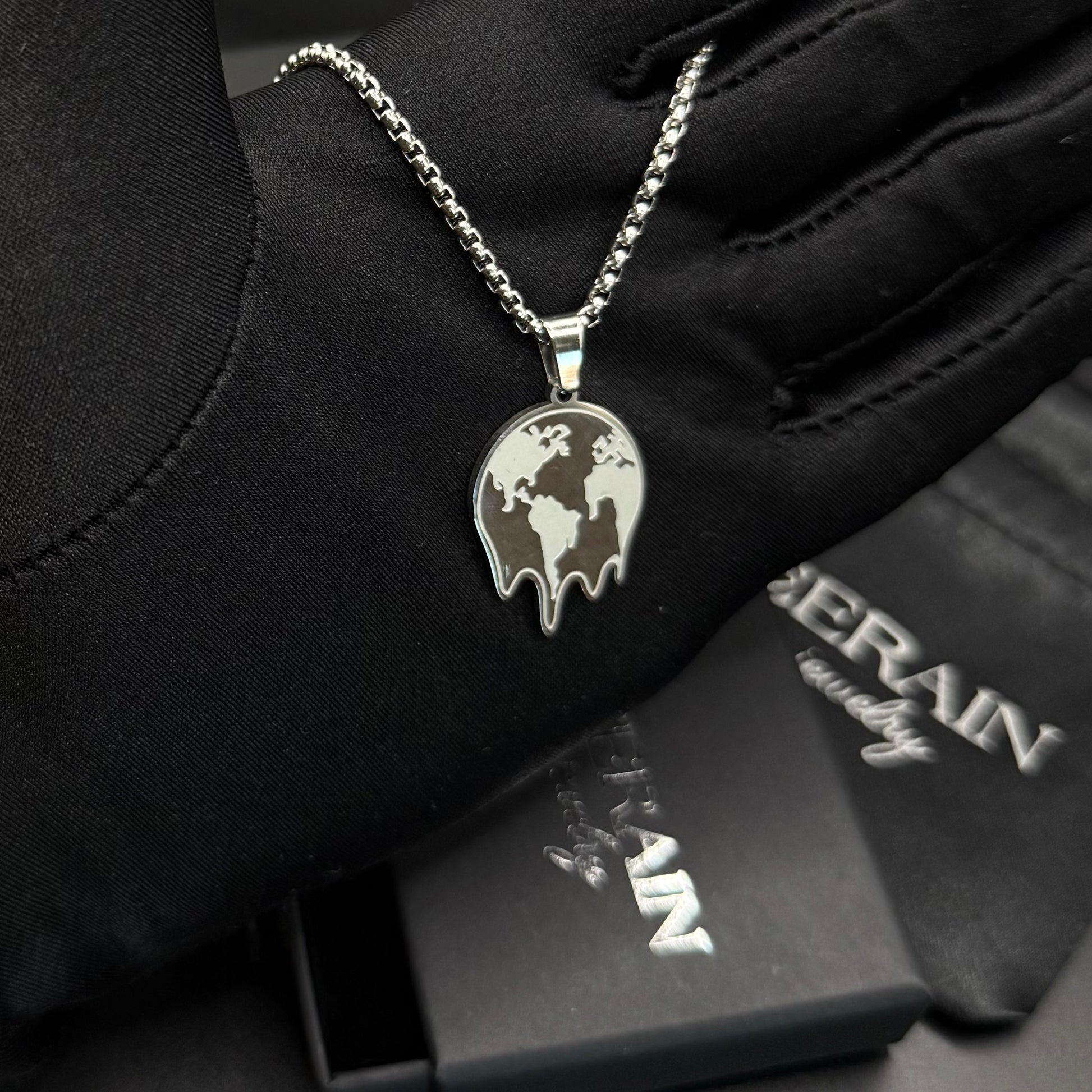 EDELSTAHL "WORLD 999" KETTE - ICERAIN JEWELRY