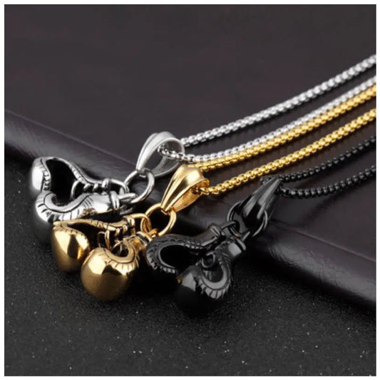 EDELSTAHL "BOXING GLOVE" KETTE - ICERAIN JEWELRY