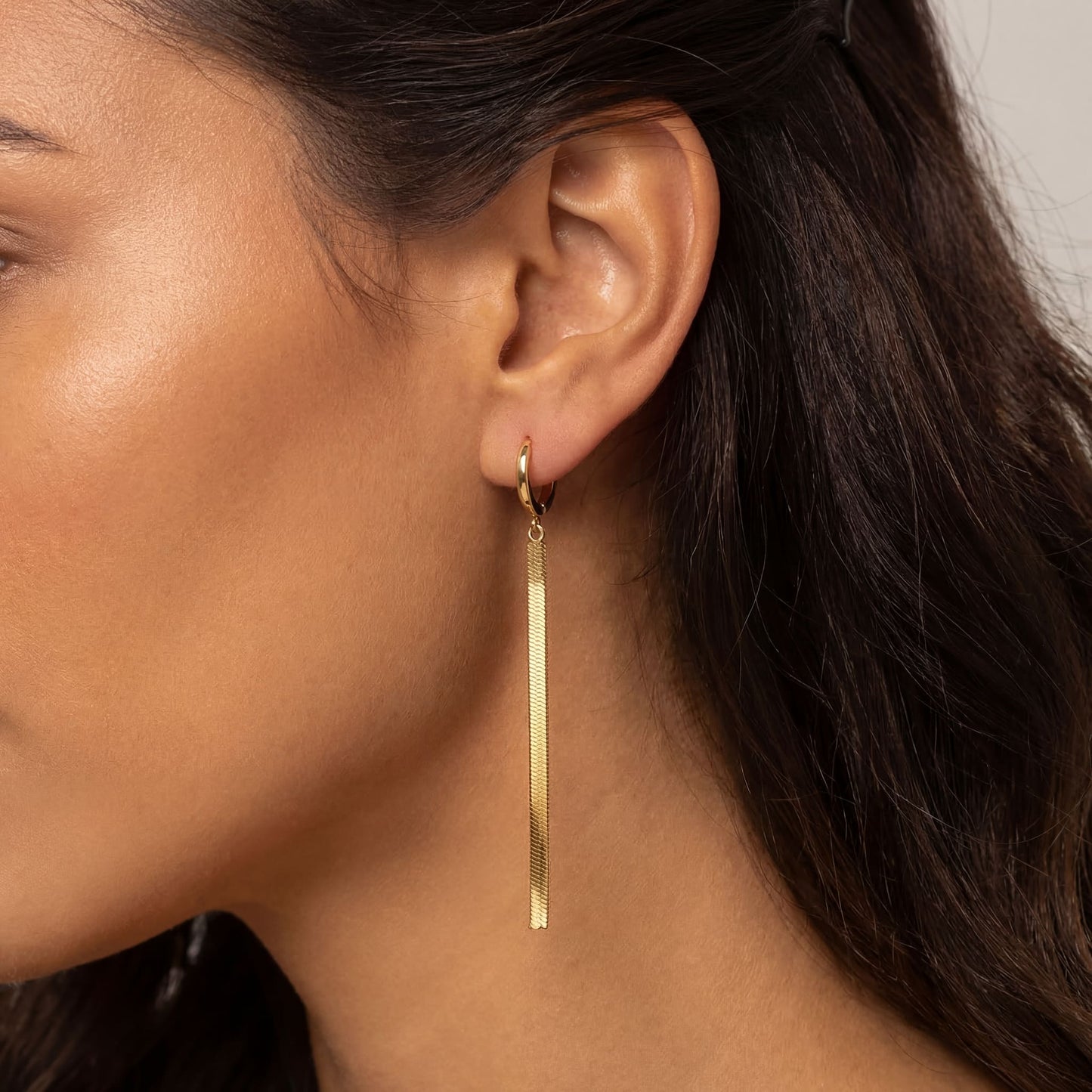 EDELSTAHL "LINE" OHRRINGE - ICERAIN JEWELRY