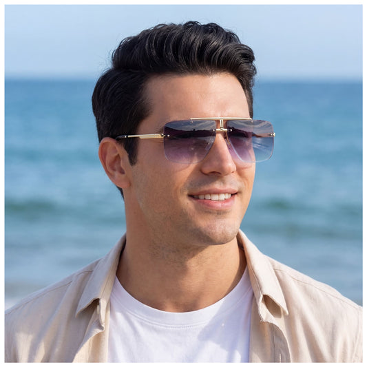 EDELSTAHL "GAFASO" SONNENBRILLE - ICERAIN JEWELRY