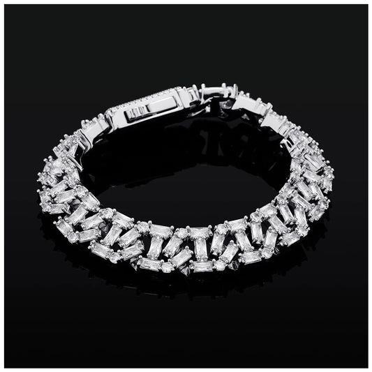 ICED OUT 10MM "STEZZA CUBAN" ARMBAND - ICERAIN JEWELRY