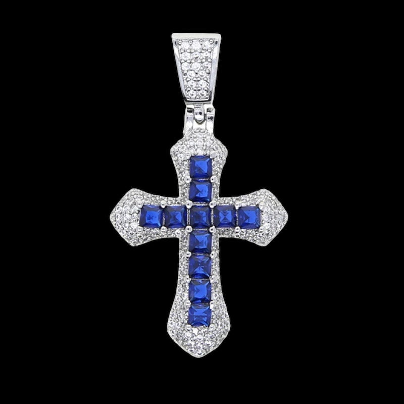 Luxus Iced Out "Cross" Kette