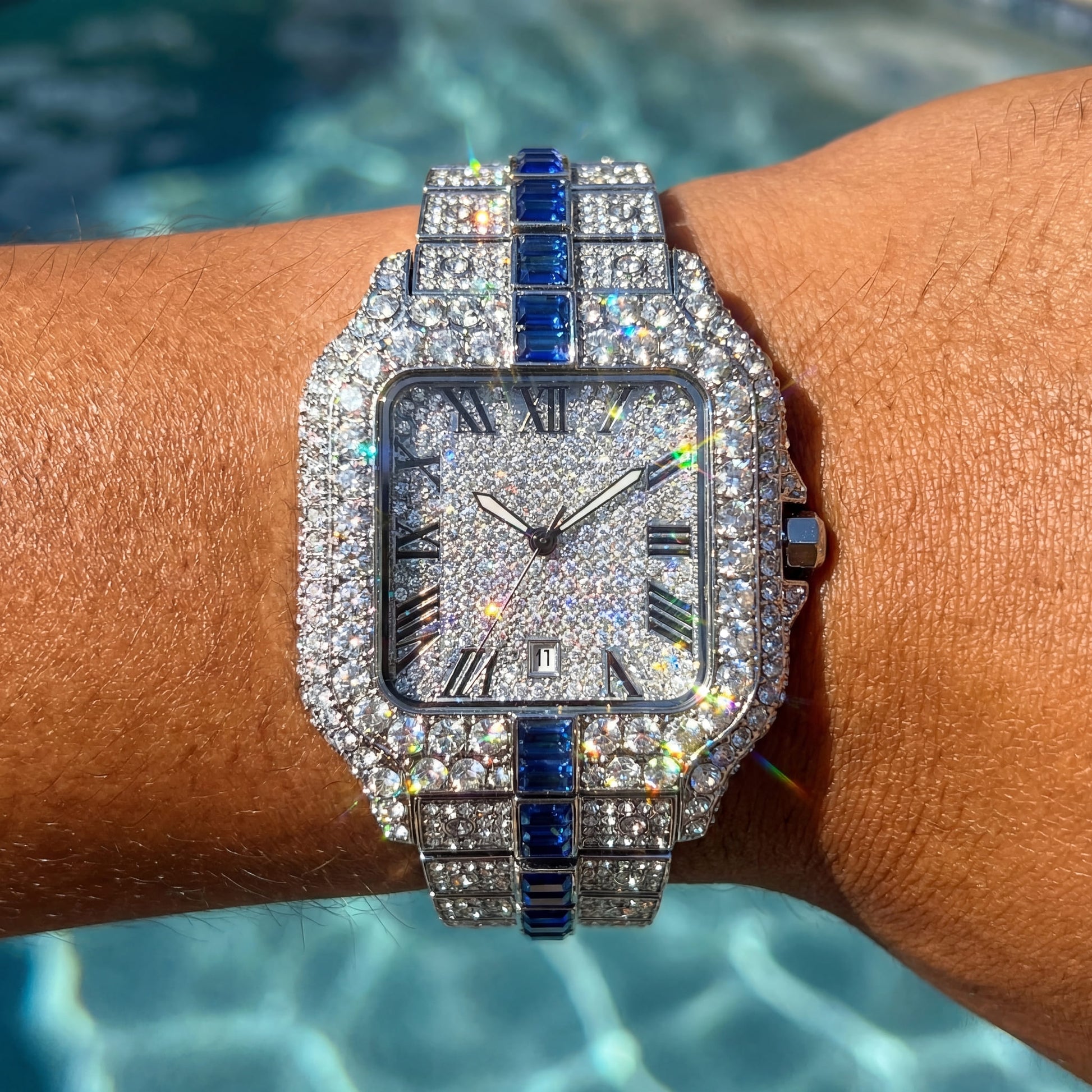 ICED OUT "PIAZZA V3" UHR - ICERAIN JEWELRY