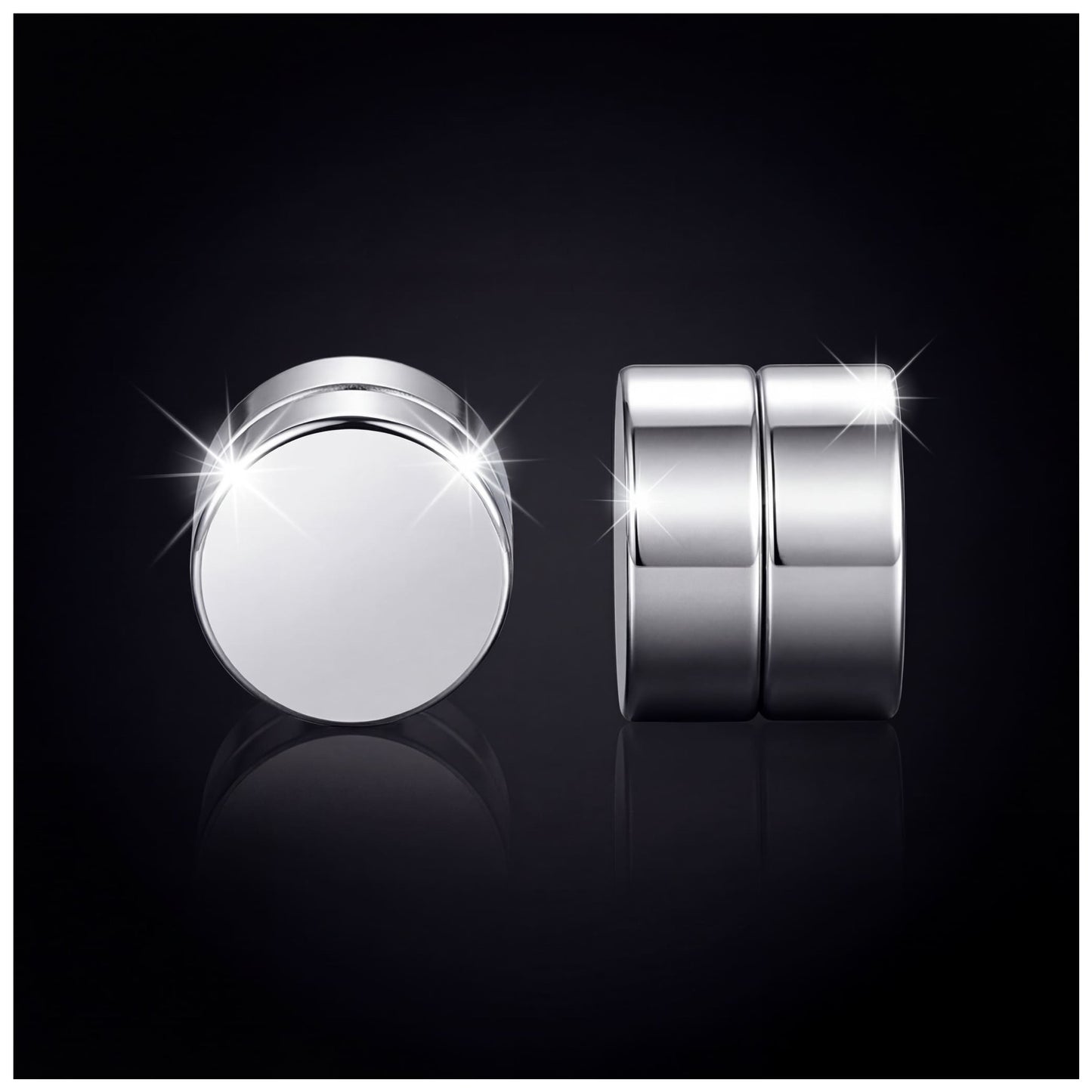 SALE | EDELSTAHL "STUD" MAGNET OHRRINGE - ICERAIN JEWELRY