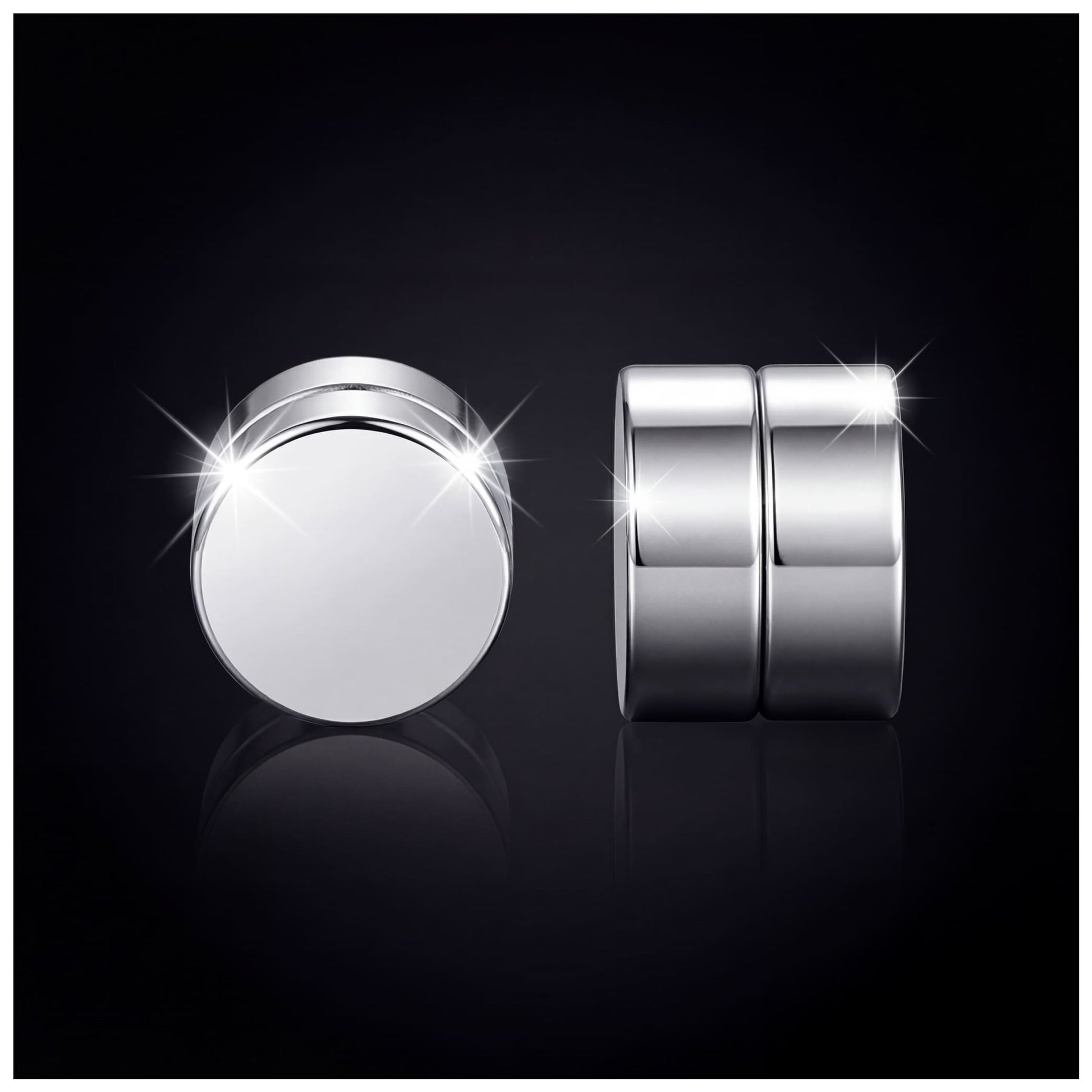 SALE | EDELSTAHL "STUD" MAGNET OHRRINGE - ICERAIN JEWELRY