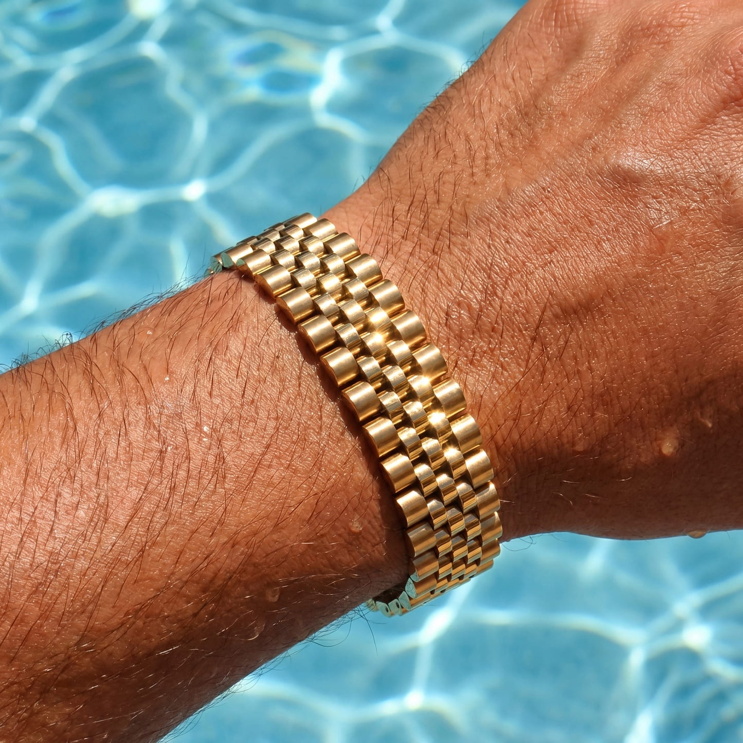 EDELSTAHL 15MM "JUBILEE" ARMBAND - ICERAIN JEWELRY