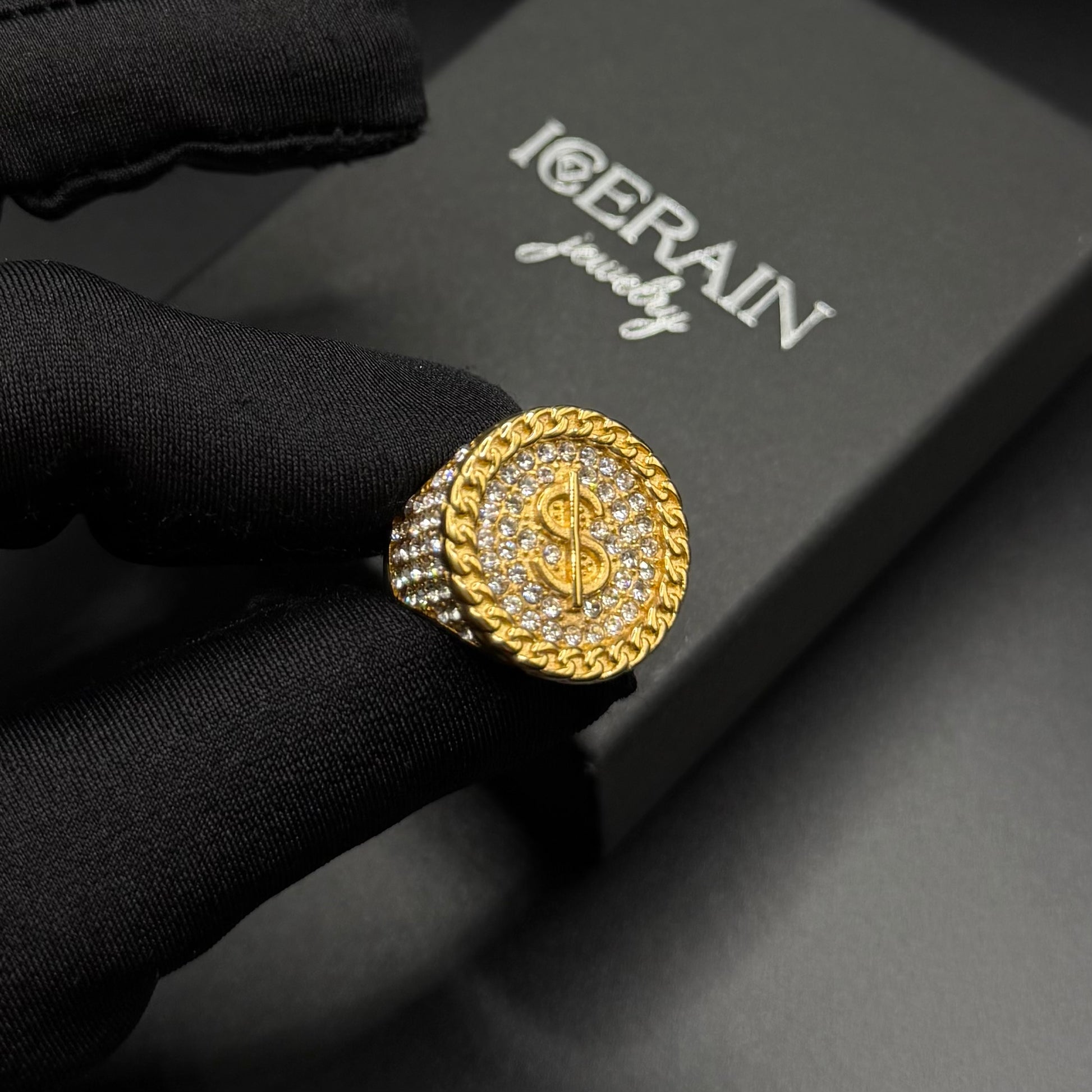ICED OUT "DOLLAR" RING - ICERAIN JEWELRY