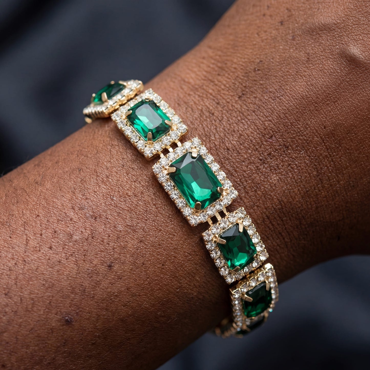 ICED OUT "GRENNYSTAL" ARMBAND - ICERAIN JEWELRY