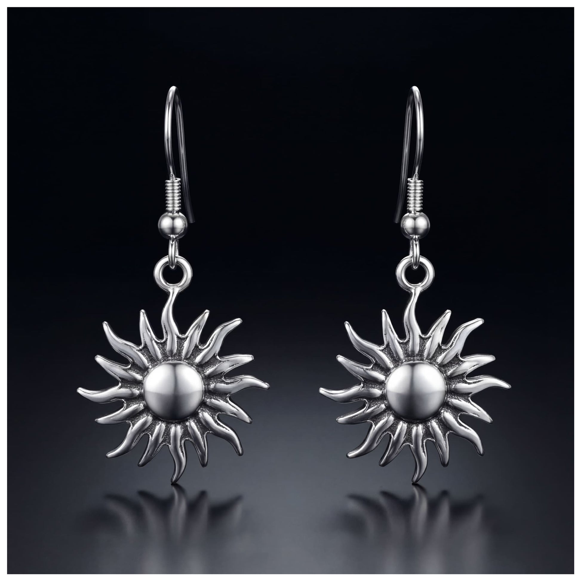 EDELSTAHL "SUN" OHRRINGE - ICERAIN JEWELRY