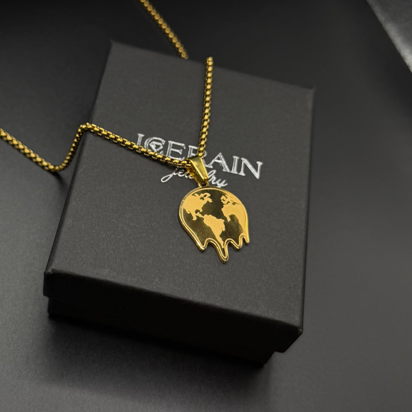 EDELSTAHL "WORLD 999" KETTE - ICERAIN JEWELRY