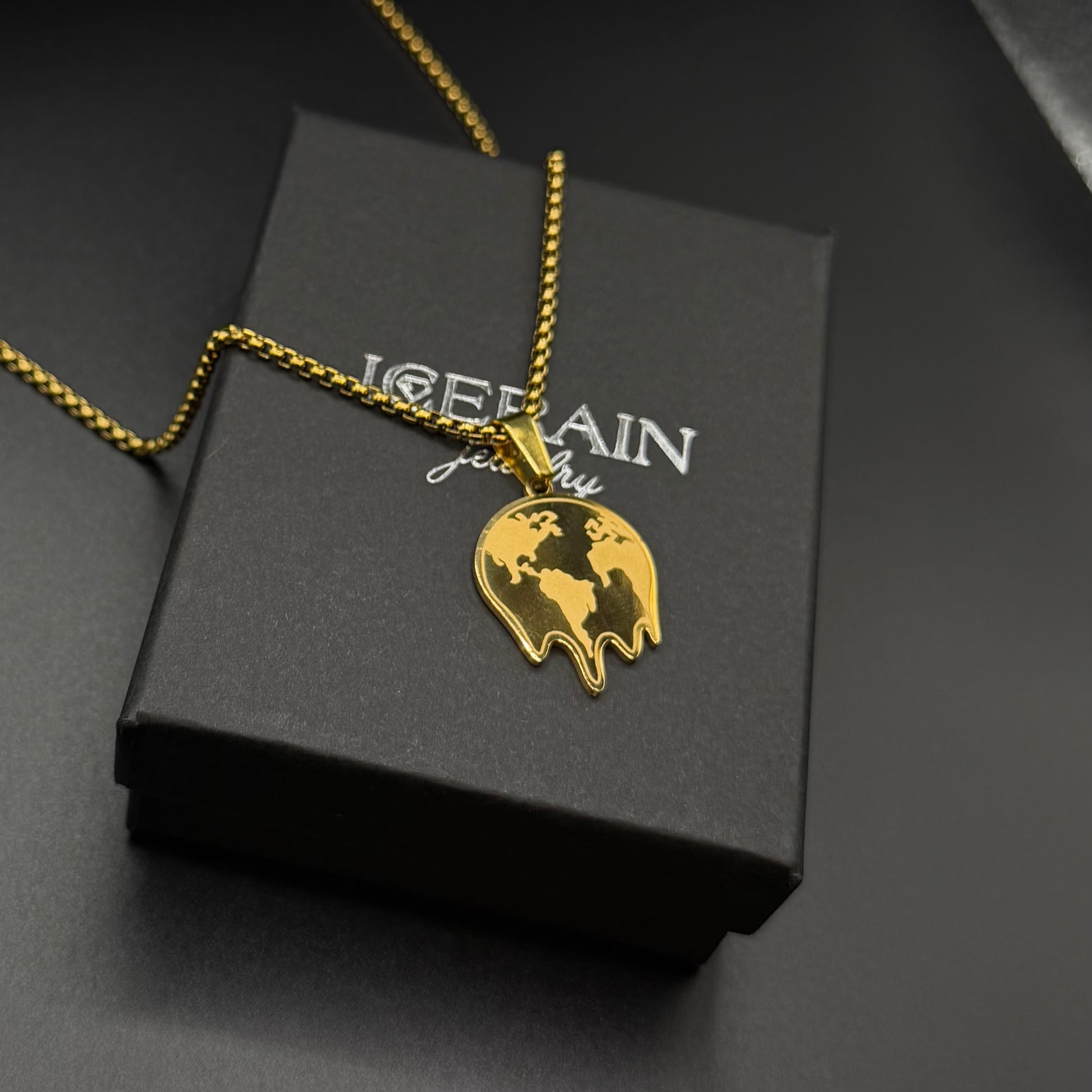 EDELSTAHL "WORLD 999" KETTE - ICERAIN JEWELRY